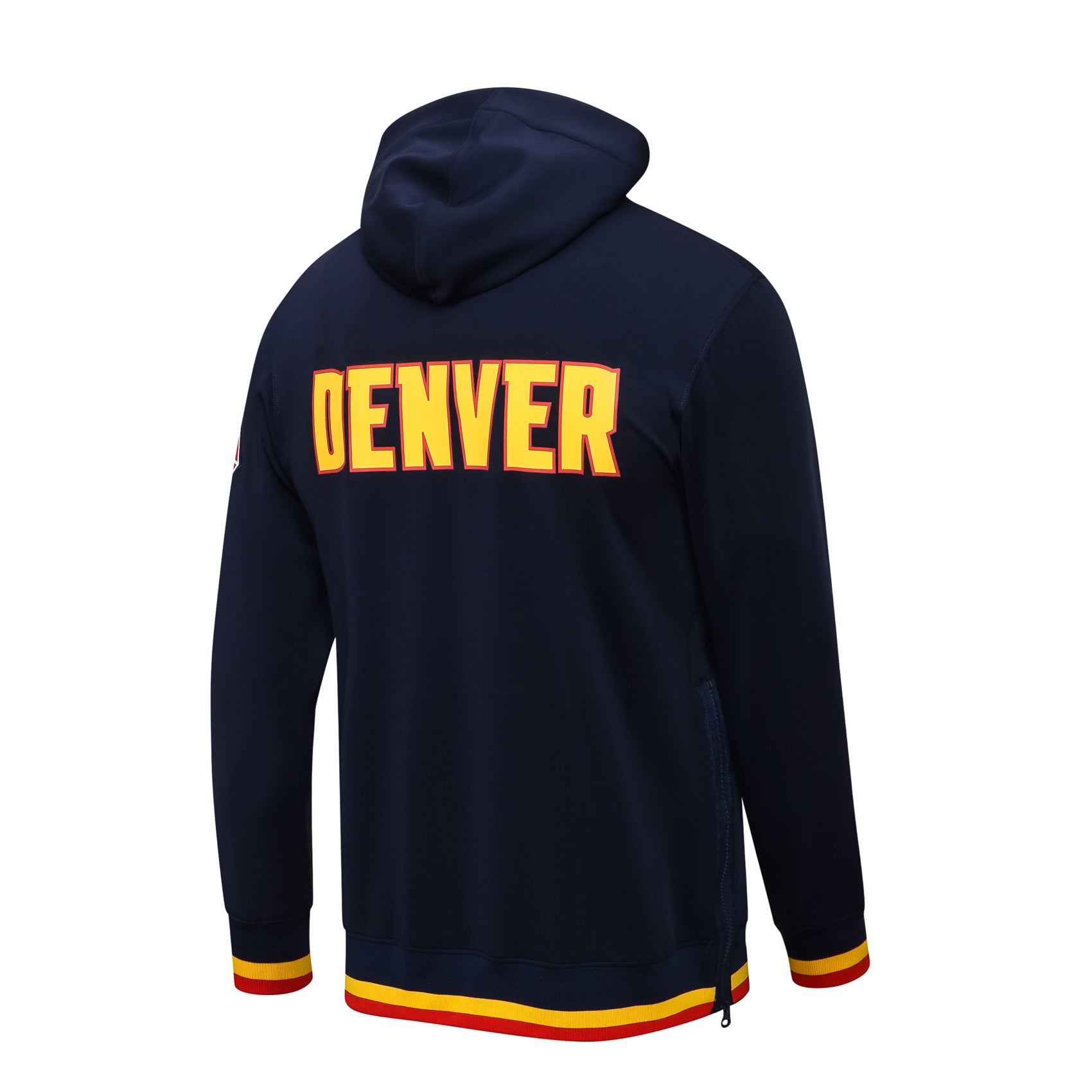 YOUTH DENVER NUGGETS PERFORMANCE RAGLAN FULL ZIP
