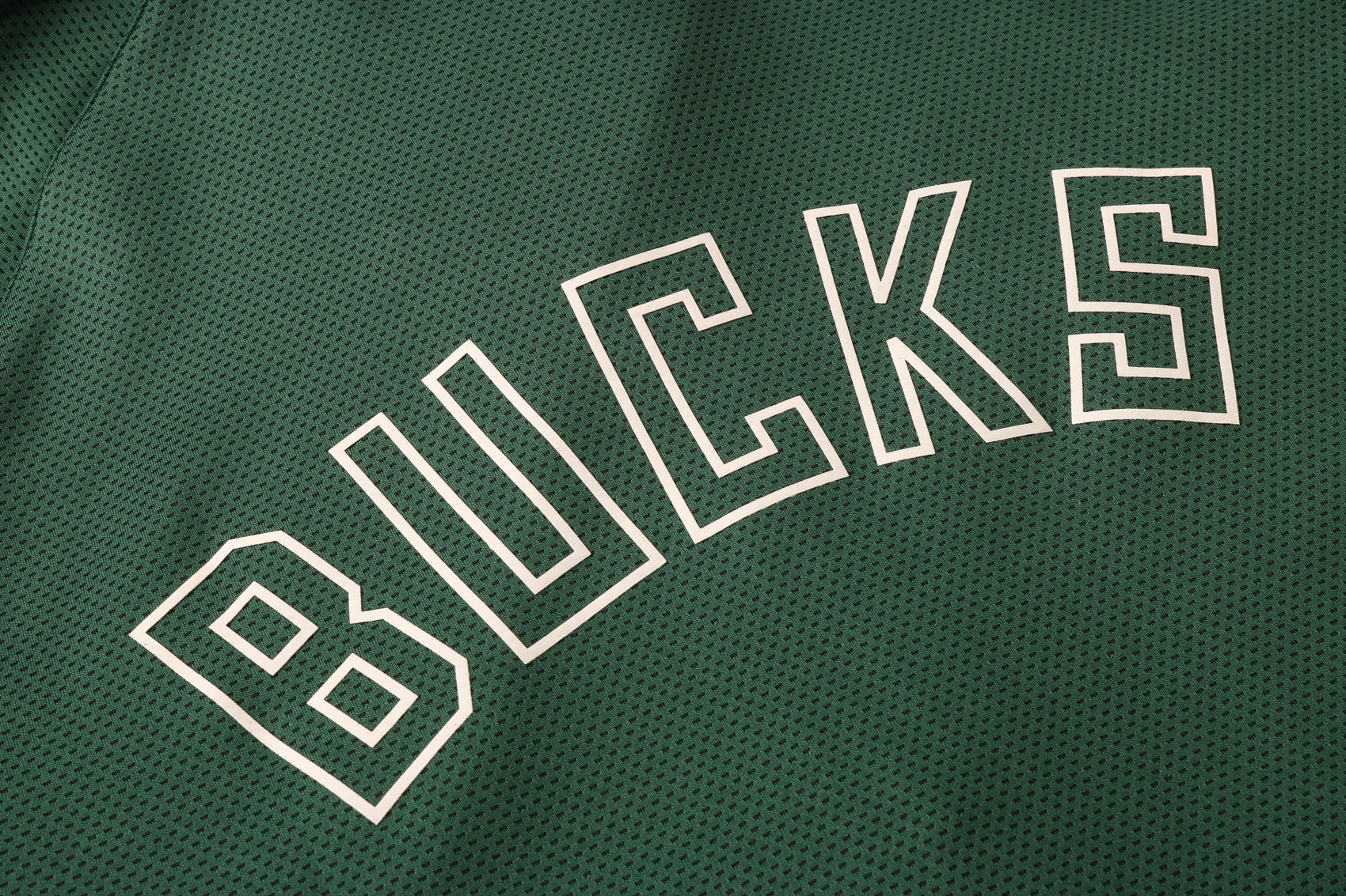 MILWAUKEE BUCKS HUNTERS GREEN AUTHENTIC SHOWTIME THERMA FLEX PERFORMANCE