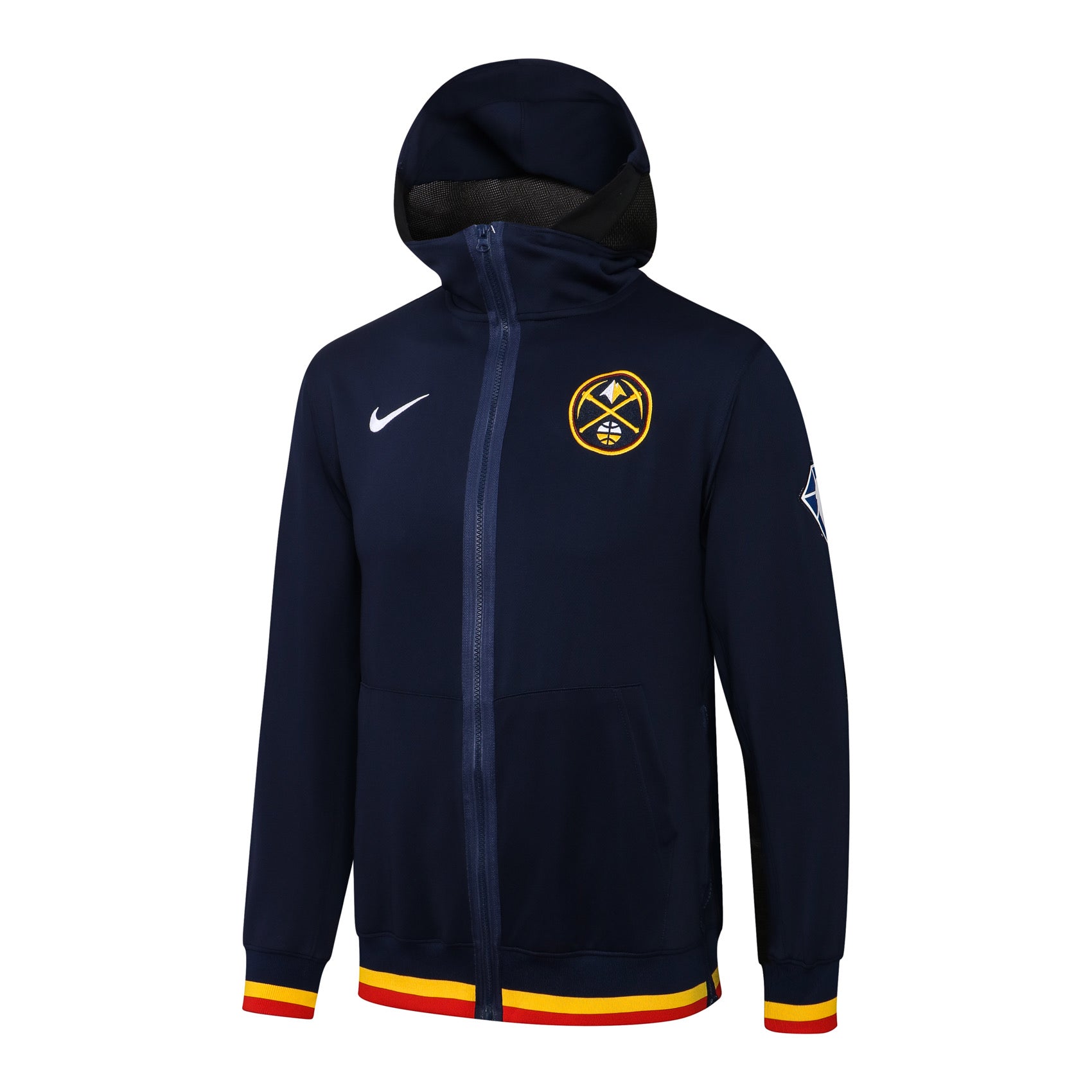 YOUTH DENVER NUGGETS PERFORMANCE RAGLAN FULL ZIP