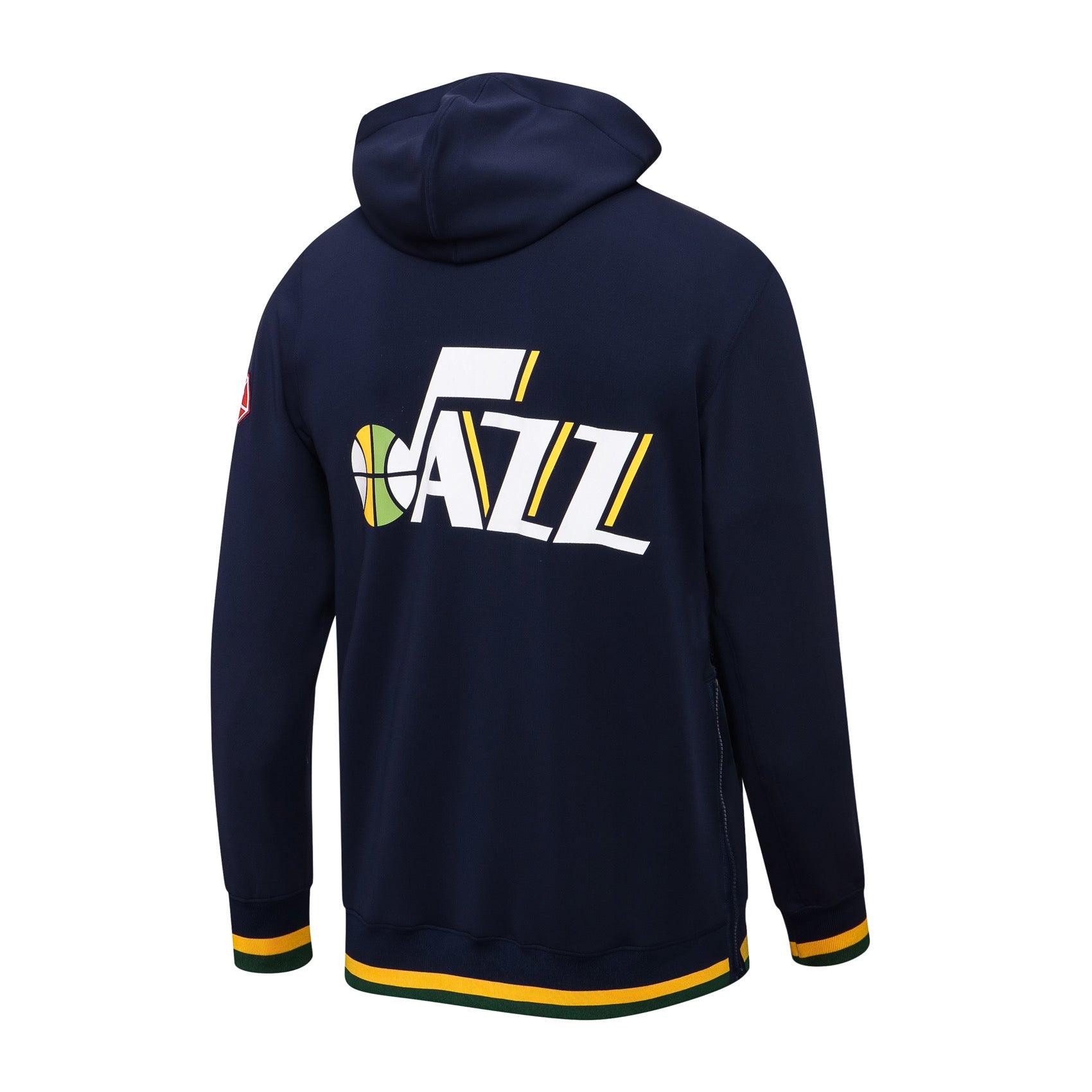 YOUTH UTAH JAZZ NAVY LOGO SHOWTIME PERFORMANCE FULL-ZIP